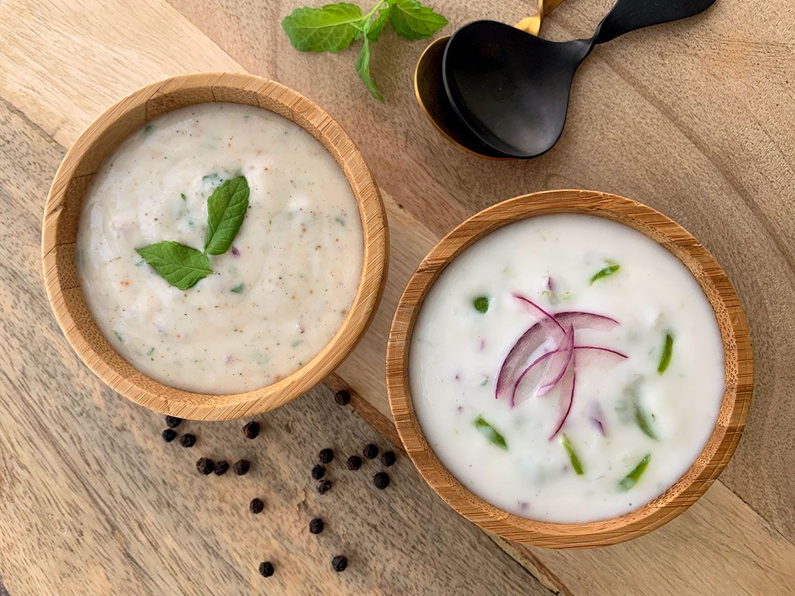 Salsa de yogur (Raita)