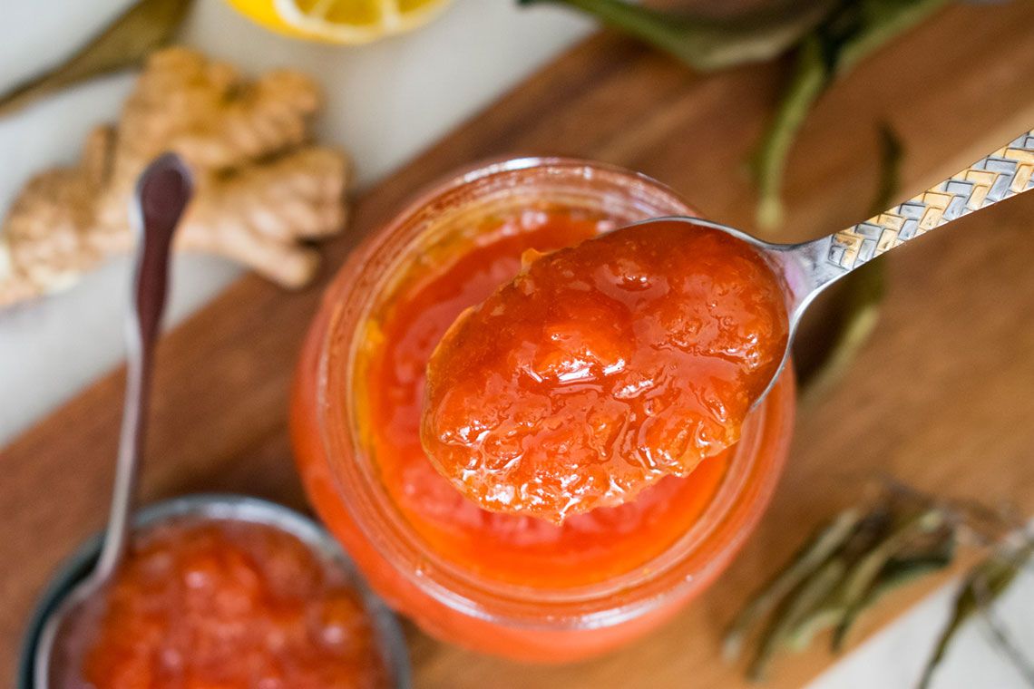 Mermelada de Calabaza con Jengibre