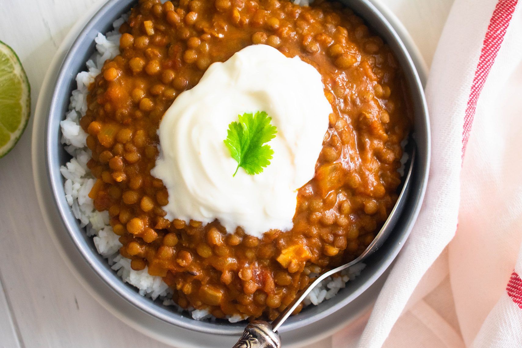 Curry Cremoso de Lentejas